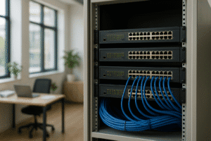 Imagem representando guia de compra de switches para PMEs