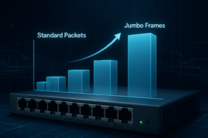 Imagem representando benefícios do uso de jumbo frames