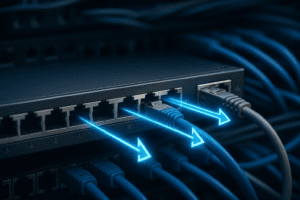 Imagem representando otimização de uplink em switches