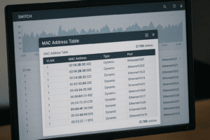 Imagem representando influência da tabela MAC na performance da rede